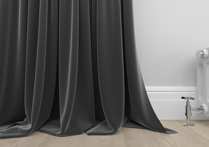 Luxe Velvet, Charcoal - Made to Measure Curtains - Image 6